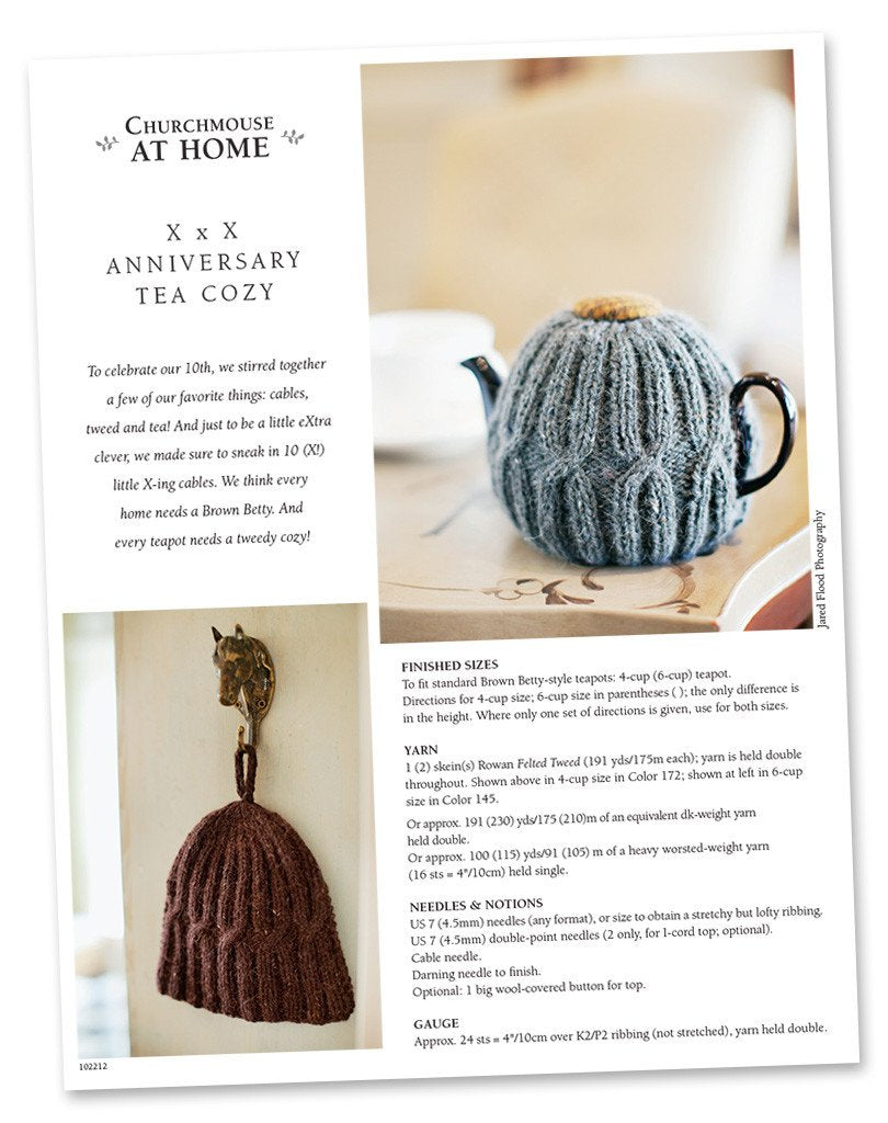 X x X Anniversary Tea Cozy Pattern