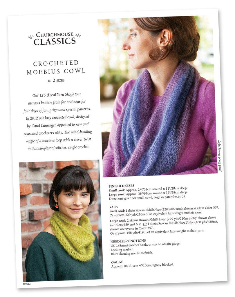 Crocheted Moebius Cowl Pattern