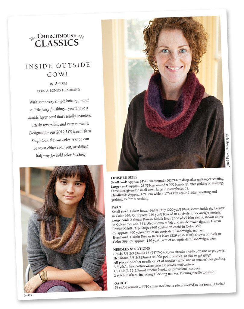 Inside Outside Cowl Pattern