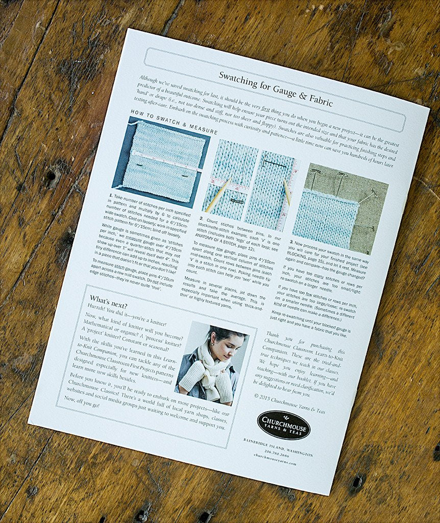 Classroom: The Learn-to-Knit Companion