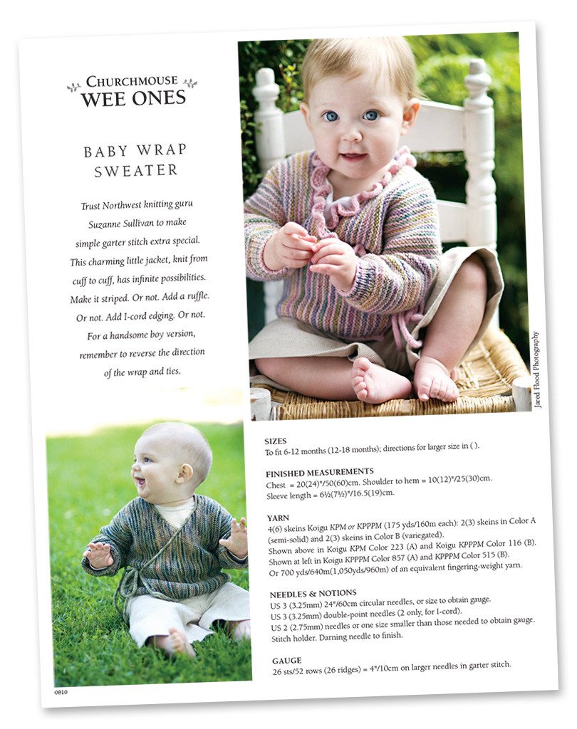 Baby Wrap Sweater Pattern