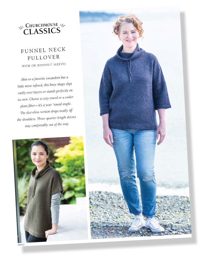 Funnel Neck Pullover Pattern