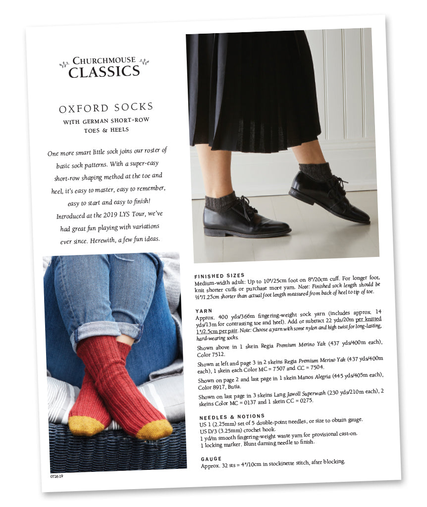 Oxford Socks Pattern