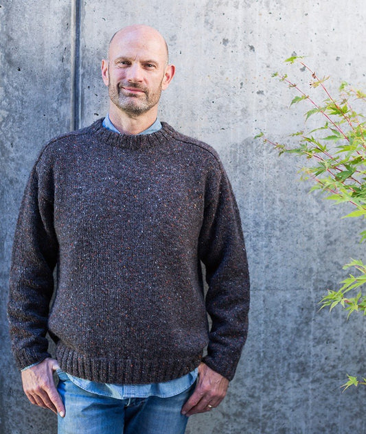 Saddle-Shoulder Men's Pullover Pattern