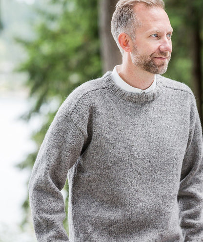 Saddle-Shoulder Men's Pullover Pattern
