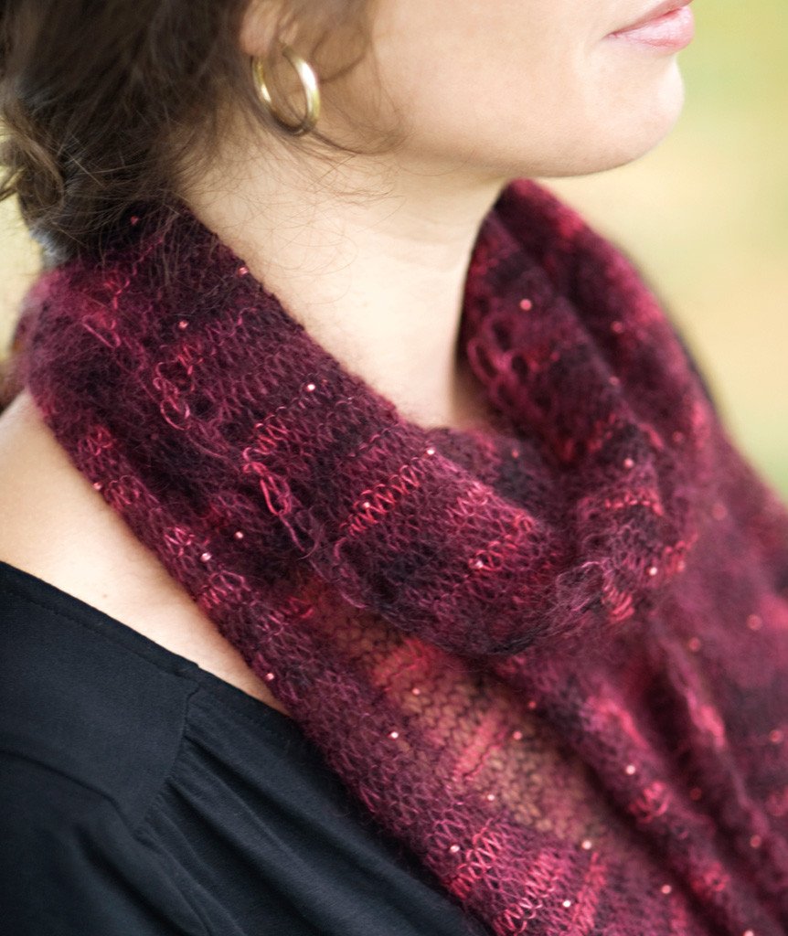 Beaded Mohair Scarf Pattern