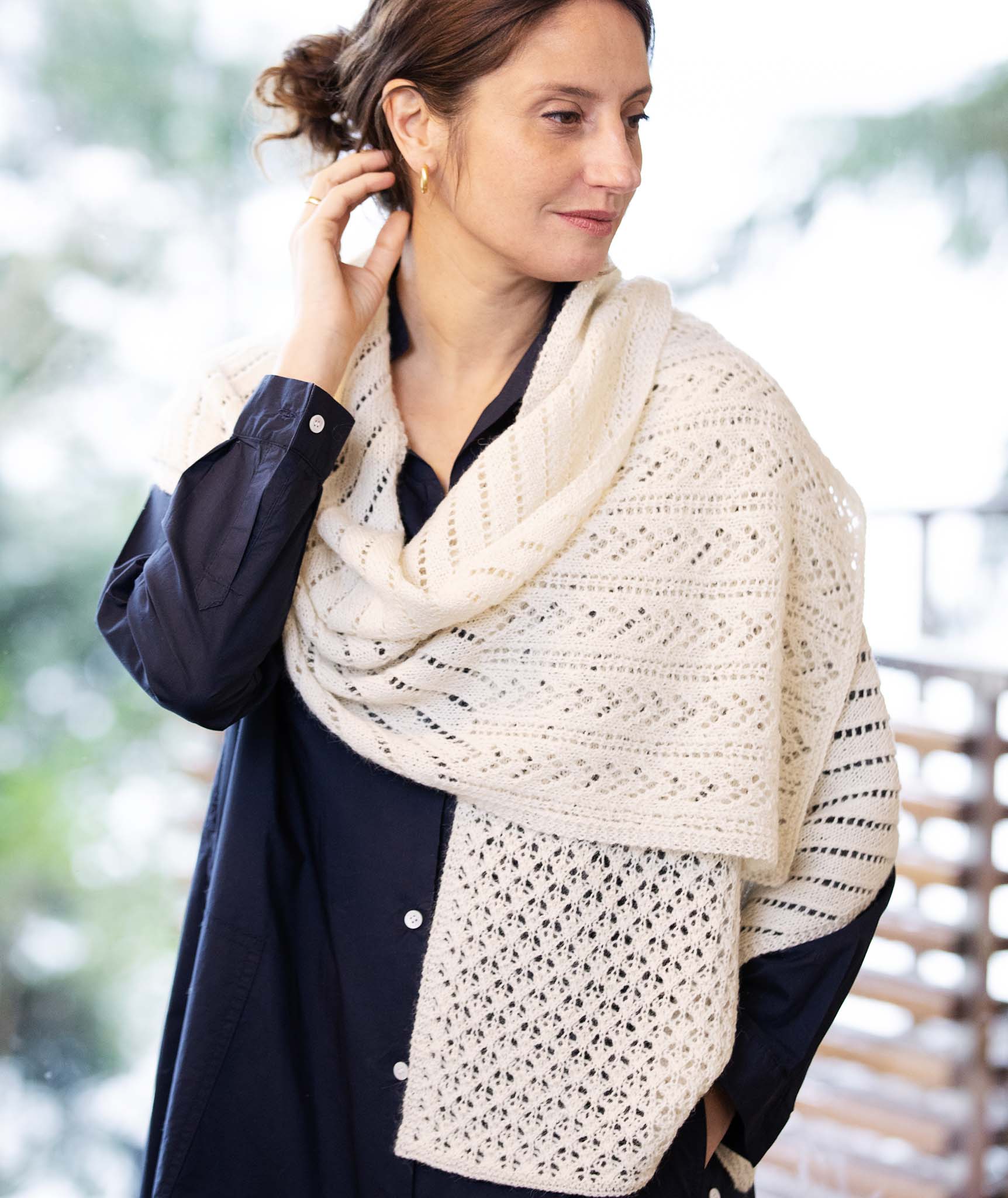 Sampler Scarf Pattern Lace Sampler Scarf Pattern – Churchmouse Wholesale