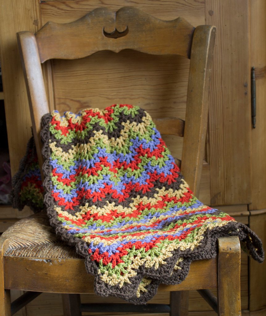 Vintage Crocheted Blanket Pattern